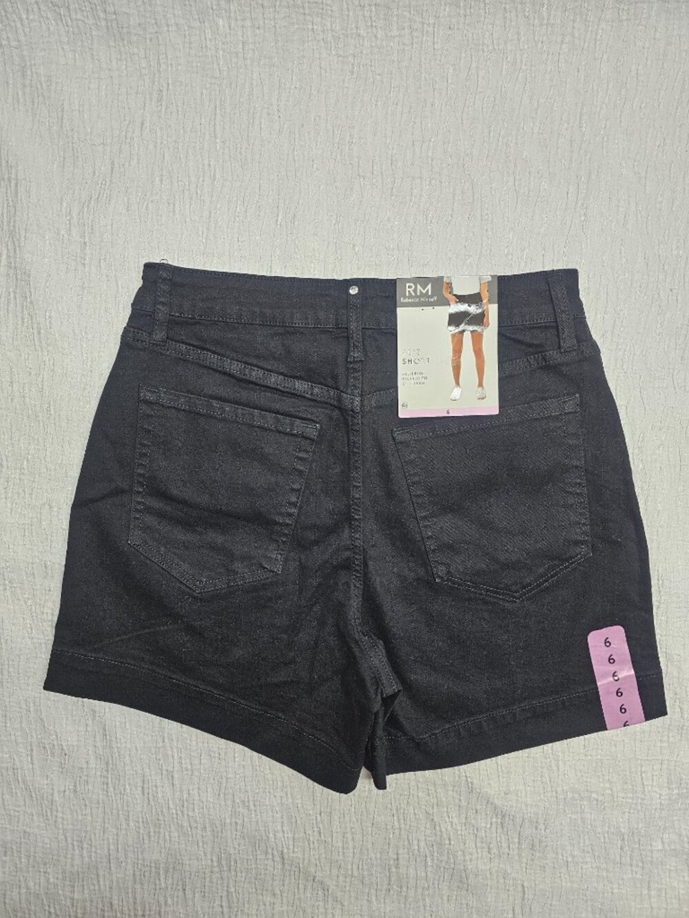 RM by Rebecca Minkoff Women's Relaxed Fit High Rise 90' s Short - Picture 10 of 10